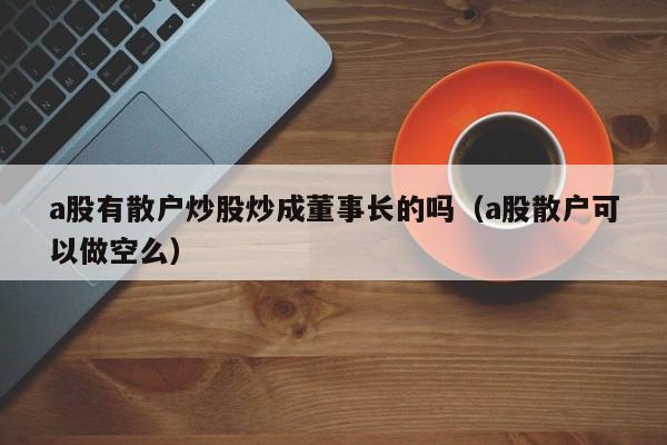 a股有散户炒股炒成董事长的吗（a股散户可以做空么）